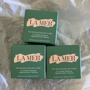 Lamer moisturizing soft cream 0.24 OZ / 7ML EACH NEW IN BOX